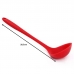Concha Pequena Mek de Silicone Bueno 20,5cm Utensílio Cozinha Vermelho