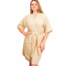 Roupão Margex Adulto Felpudo Unissex Tam P Bege