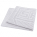 Toalha de Banho Buettner Jacquard Veludo Futebol S&atilde;o Paulo 70cmx140m Branco