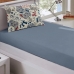 Jogo de Cama Buettner Solteiro Malha Basic Play Cinza 2 Pçs Azul