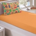 Jogo de Cama Buettner Solteiro Malha Basic Number 2 P&ccedil;s Laranja