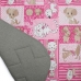 Edredom Buettner Solteiro Malha Basic Estampado Pets Pink 150mx220m Mescla