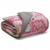Edredom Buettner Solteiro Malha Basic Estampado Pets Pink 150mx220m Mescla