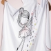 Toalha Baby C/ Capuz Tecebem Estampada Kinder Carlota 70cmx90cm Rosa
