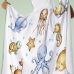 Toalha De Banho Baby Com Capuz Tecebem Estampada Kinder Olga Verde