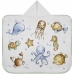 Toalha De Banho Baby Com Capuz Tecebem Estampada Kinder Olga Verde