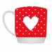 Caneca De Porcelana Allmix Estampa Urban Love 360 ML Mais Cafe e Amor por Favor Branca