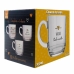 Caneca De Vidro Allmix Aspen Love Gold 300 ML Vai Da Tudo Certo Incolor