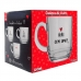 Caneca De Vidro Allmix Aspen Love 300 ML Feito Com Amor Incolor