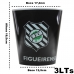 Balde de Pipoca Allmix Plástico Figueirense 3 Litros Oficial Branco