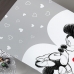 Manta Portallar Flanela Estampa Digital Mickey Love 150mx220 Cinza