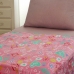 Manta Portallar Flanela 100% Poliéster Estampada Meow 1,50m X 2,20m Rosa