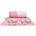 Kit Colcha Buettner Solteiro Renove Juvenil Unicórnios 02 Peças Rosa