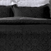 Kit Colcha Buettner Queen Matelass&ecirc; Sem Costura Metr&oacute;pole Curvas 3 Pe&ccedil;as Preto