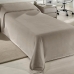 Manta Buettner Solteiro ( 1,60cm x 2,20cm ) Microfibra Flannel Confort Bege Escuro