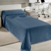 Manta Buettner Solteiro ( 1,60cm x 2,20cm ) Microfibra 100%Poli&eacute;ster Flannel Confort Marinho
