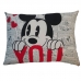 Fronha Doce Vida Kids Malha Mista Estampada Mickey You 48cmx68cm Branca