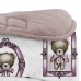 Edredom Tecebem Baby Duo Dupla Face Malha 100% Algod&atilde;o e Plush Flannel Cistina 85cmx145m Rosinha