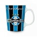 Caneca Porcelana Premium BrasFoot Grêmio 280 ML Licenciada Branco