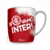 Caneca Porcelana Premium BrasFoot # Vamô Inter 300 ML Urban Licenciada Branco