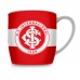 Caneca Porcelana Premium BrasFoot Internacional 360 ML Urban Licenciada Branco