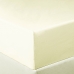 Lençol Tecebem Solteiro Malha C/ Elástico Liso 88cmx188mx30cm Baunilha