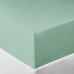 Lençol Tecebem King Malha C/ Elástico Liso 193mx203mx40cm Verde