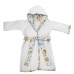 Roupão Infantil Tecebem Com Capuz Malha Plush Atoalhado Olga 88% Algodão 12% Poliéster Branco