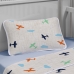 Jogo de Cama Tecebem Baby Malha Estampado Frederico 3 P&ccedil;s Azul