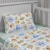 Jogo de Cama Tecebem Baby Ber&ccedil;o Malha Estampado Olga 3 P&ccedil;s Verde
