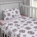 Jogo de Cama Tecebem Mini Cama(Montessoriana) Malha 100% Algodão Cristina 3 Peças Rose