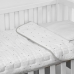 Cobre Leito Tecebem Baby Malha Estampado Filipa 85cm x 145m Cinza