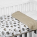 Cobre Leito Tecebem Baby Malha Estampado Agnes 85cm x 145m Trigo