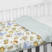Cobre Leito Tecebem Baby Malha Estampado Olga 85cm x 145m Verde