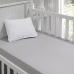Jogo de Cama Tecebem Malha Mini Cama(Montessoriana) Filipa 2 Peças Cinza