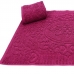 Toalha Piso Lmpeter Felpudo 100% Algod&atilde;o Gaia 45cm X 75cm Fucsia