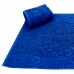 Toalha Piso Lmpeter Felpudo 100% Algodão Gaia 45cm X 75cm Azul Noite