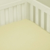 Lençol Tecebem Baby Malha Liso 100% Algodão 70cmx130mx15cm Baunilha