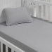 Jogo de Cama Tecebem Baby Malha 100% Algod&atilde;o 2 pe&ccedil;as Liso Cinza