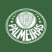 Toalha de Praia Buettner Felpa Estampado Reativo Brasão Palmeiras 70cm x 130m Verde