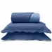 Kit Colcha Buettner Queen Matelass&ecirc; Sem Costura Metr&oacute;pole Janys 3 Pe&ccedil;as Azul
