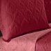 Kit Colcha Buettner King Matelass&ecirc; Sem Costura Metr&oacute;pole Liz 3 Pe&ccedil;as Vermelho