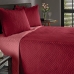Kit Colcha Buettner Queen Matelassê Sem Costura Metrópole Edus 3 Peças Vermelho