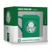 Caneca Porcelana Quadrada BrasFoot Palmeiras 220 ML Licenciada Verde