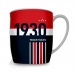 Caneca Porcelana Premium BrasFoot Sao Paulo 01 300 ML Urban Licenciada Branco