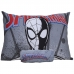 Jogo de Cama Portallar Solteiro Malha Mista Marvel Spider Gray Style 02 P&ccedil;s Cinza