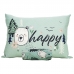 Jogo de Cama Portallar Solteiro Malha Mista Joy Teddy 2 pe&ccedil;as Verde
