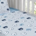 Jogo de Cama Tecebem Malha Mini Cama(Montessoriana)Generosidade 3 Peças Azul