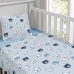Jogo de Cama Tecebem Malha Mini Cama(Montessoriana)Generosidade 3 Peças Azul