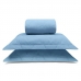 Colcha Fixa Buettner Casal Percal 180 Fios Matelado Sleep 03 P&ccedil;s Azul